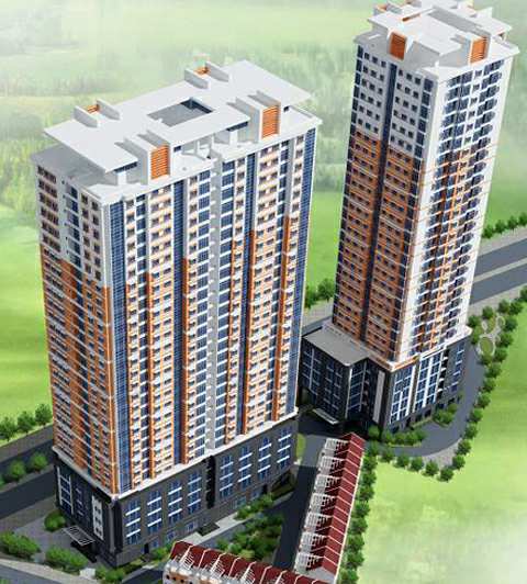 Toà nhà CT1-Khu nhà ở hỗn hợp và một phần làm nhà ở cho cán bộ chiến sỹ thuộc Cục Cảnh sát điều tra 