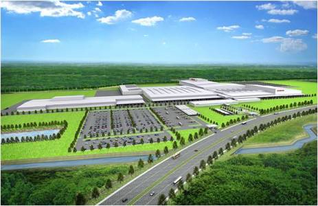 Xây dựng công trình mới Honda Việt Nam