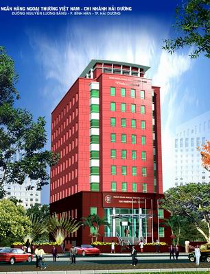 Trụ sở chi nhánh Ngân hàng Ngoại thương Tỉnh Hải Dương